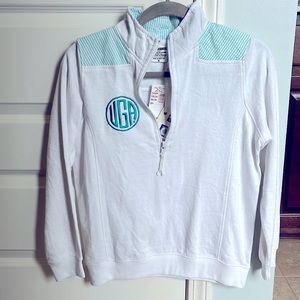 NWT Press Box UGA half zip sweatshirt